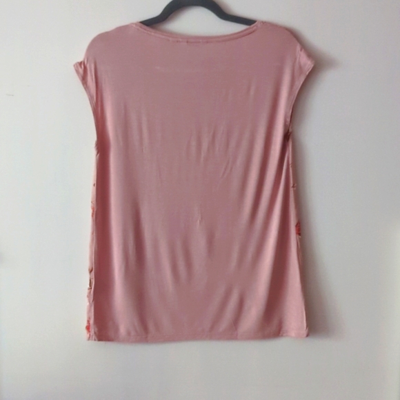 Blush floral print blouse, size xs - Picture 2 of 5